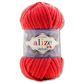 100 g Alize Velluto Wool in 30 Selection (56 | Red)