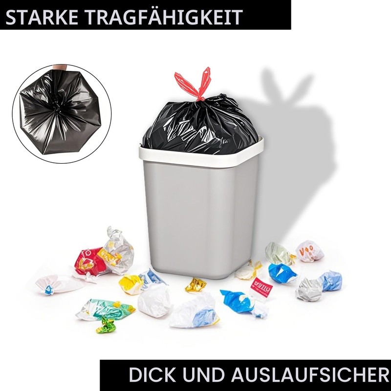 Aitodos Pack of 30 Bin Liners, L x H: 65