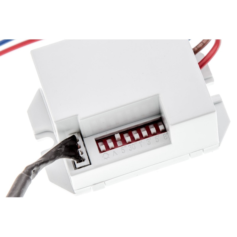 Huber Motion, 180° Motion Detector, White, Fitted, Concealed, Energy Efficient,