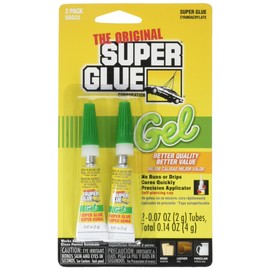 The Original SuperGlue SGG22-12 Thick-Gel Super Glue Tube (Double Pack)