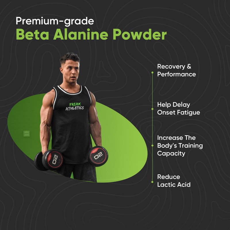 Beta Alanine Powder 250g by Freak Athletics - Premium Beta