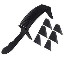 Ipetboom 1set Professional Hair Cutting Comb Guides Ergonomic Curved Design for Barbers and Stylists Construction for Men's Haircuts and Styling