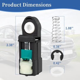 Automatic Gear Shift Transmission Cable Joint Connector Compatible with Ford Fusion Mondeo Kuga Lincoln MZK MKC 2013-2019, Selector Shaft Shift Cable Adapter Replaces CV61-7C445-AA CV617C445AA