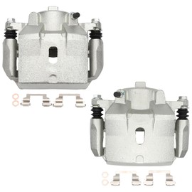 MAYASAF 18B4910+18B4911 Front Disc Brake Caliper Left+Right Caliper for Chevy HHR 2006 2007 2008 2009 2010 2011, Malibu 2004 2005 2006 2007, for Pontiac G6 2006 2007 2008