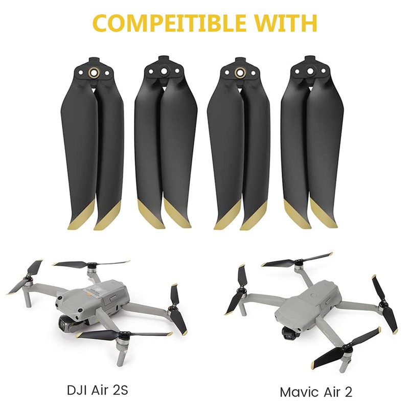 Hengrongshen 8 Pcs Air 2S Propeller/Mavic Air 2 Propeller, Quick