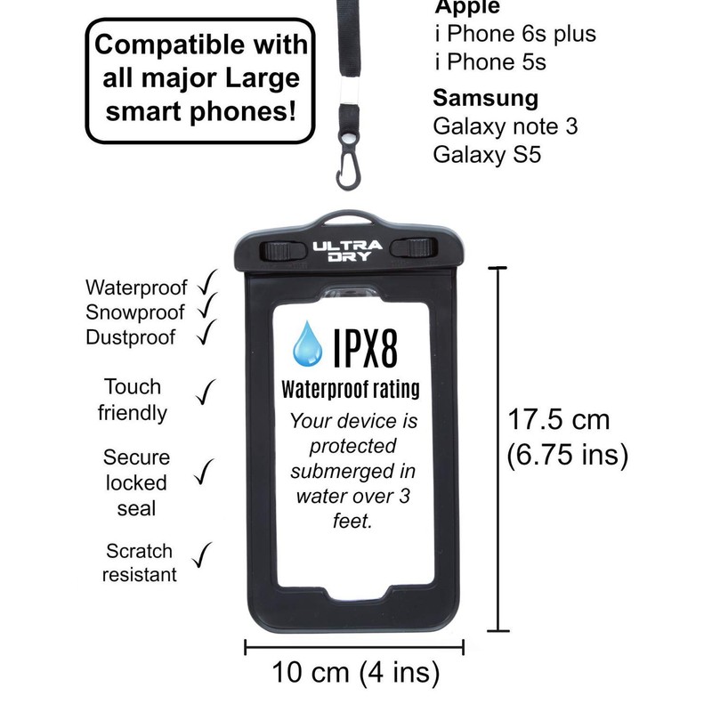 Premium Waterproof Bag, Sack with phone dry bag and long