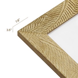 An&He 5x7 Picture Frames Set of 3, Rustic Vintage Photo Frame with HD Plastic Cover, for Wall Hanging or Tabletop Display, Excellent Decorative Artwork