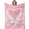 Mother's Day Blanket for Mom, Mom Gifts, Moms Birthday Gift