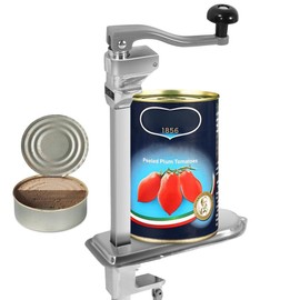 Manual Can Opener, Commercial Can Opener, Tabletop Can Opener, Industrial Can Opener for Big Cans, Heavy Duty Stainless Steel Table Can Opener for Kitchen Restaurant Hotel Bar for