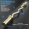 E.T.ENERGIC 47" EZ Bar Olympic Curl Bar 500-lbs Capacity Steel