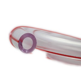 Milk Hose/Tube Transparent Food Grade for Cow Or Goat Milking Machines 8 Ft Long by Melasty (14mm ID)