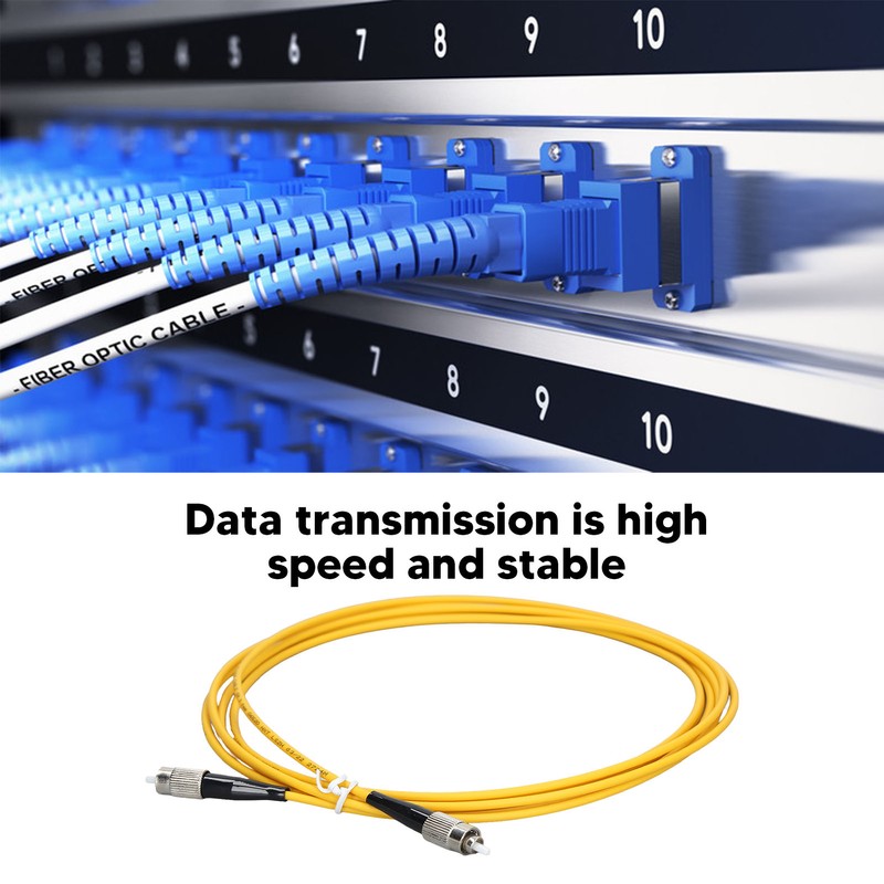 5PCS Optical Fiber Extension Cable UPC/FC to UPC/FC Halogen Free