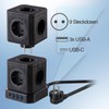 revolt Desk Sockets: 13-in-1 Socket Tower, 9 Sockets, 3x USB-A,
