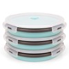 CARTINTS 1200ml Large Collapsible Meal Prep Containers, Reusable Silicone Food