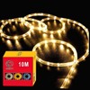 Luces de Navidad, DOSYU 10M LED Manguera Transparente Navideña, 200