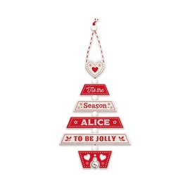History & Heraldry Christmas Tree Decoration - Alice 269800090 Wooden Hand Crafted