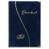 Anneaux Wedding Spine Book Blue with Insert