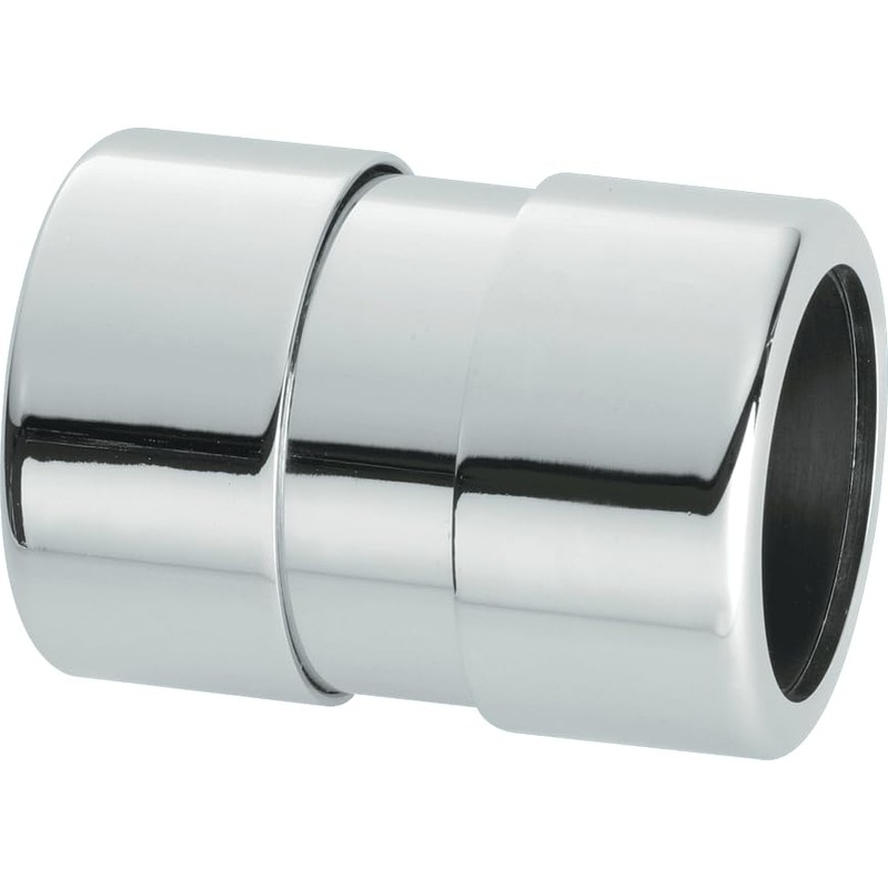 McAlpine 35mm Chrome Plated Brass Compression Straight Connector 35G-CB