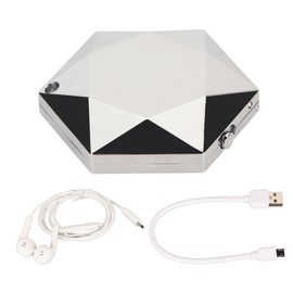 Small Recorder Voice Activated HD Noise Reduction Pendant Recorder with MP3 Playback for Interview Meeting 16G