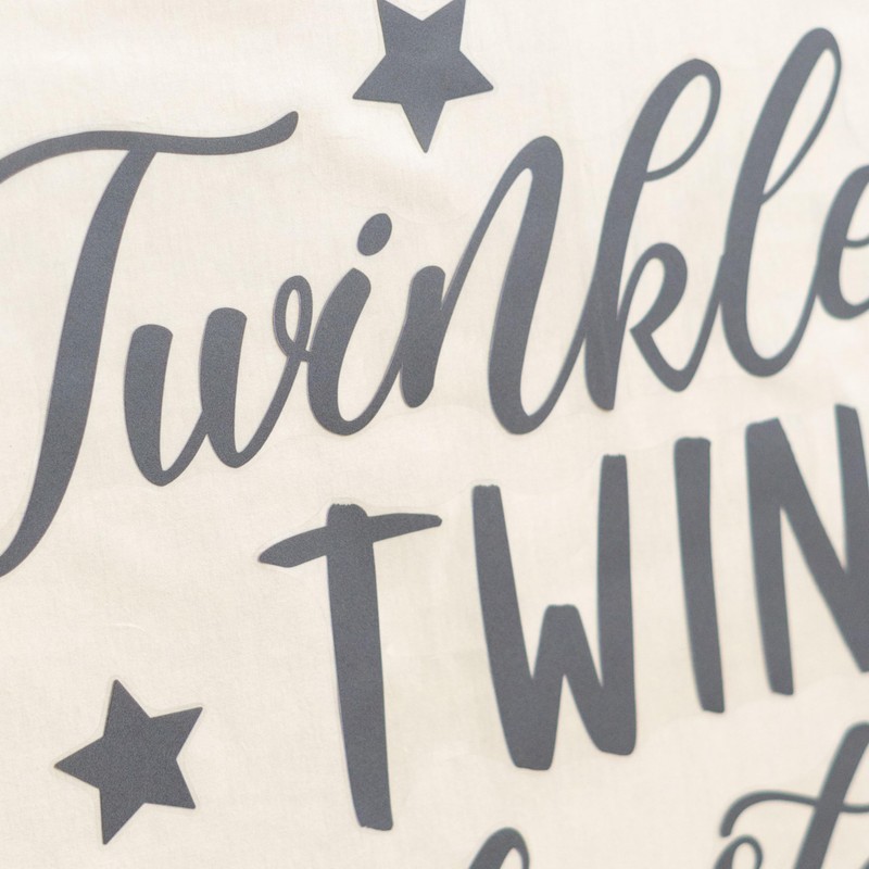 Capiont Twinkle Twinkle Little Star Gender Reveal Backdrop Sticker