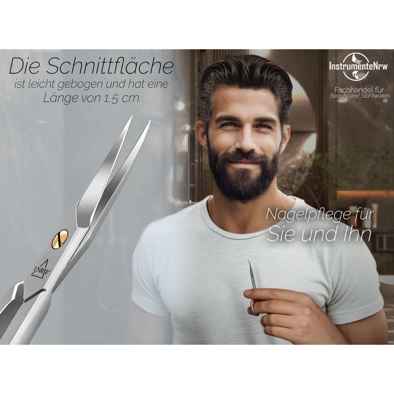 Professional Nail Scissors Set Nail Scissors Cuticle Scissors Extra Fine