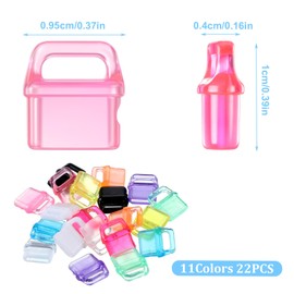 22 Pcs USB C Dust Plug, Colorful USB Dust Cover, Silicone Type C Anti-Dust Charging Port Cover with Hanging Hole, Compatible with All Type-C Devices, Laptops, Smart Phones