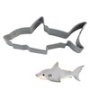 R&M Ocean Animal Shark Cookie Cutter 4.5" Grey.