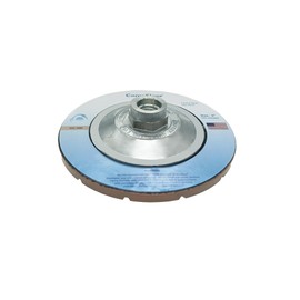 Concrete Grinding Wheel 5" Ceramic Diamond Cup Wheel for Floor Grinding, 400# Dry Edge Polishing Discs Fits Angle Grinder, 5/8"-11