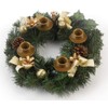 Traditional Pine Cone Advent Wreath