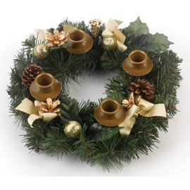 Traditional Pine Cone Advent Wreath