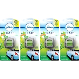 Febreze Car Vent Clips, Gain Original, 4 Individual Count
