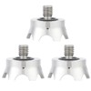 Mavis Laven Tripod Spikes, 3 Pcs Stainless Steel 3/8 Inch