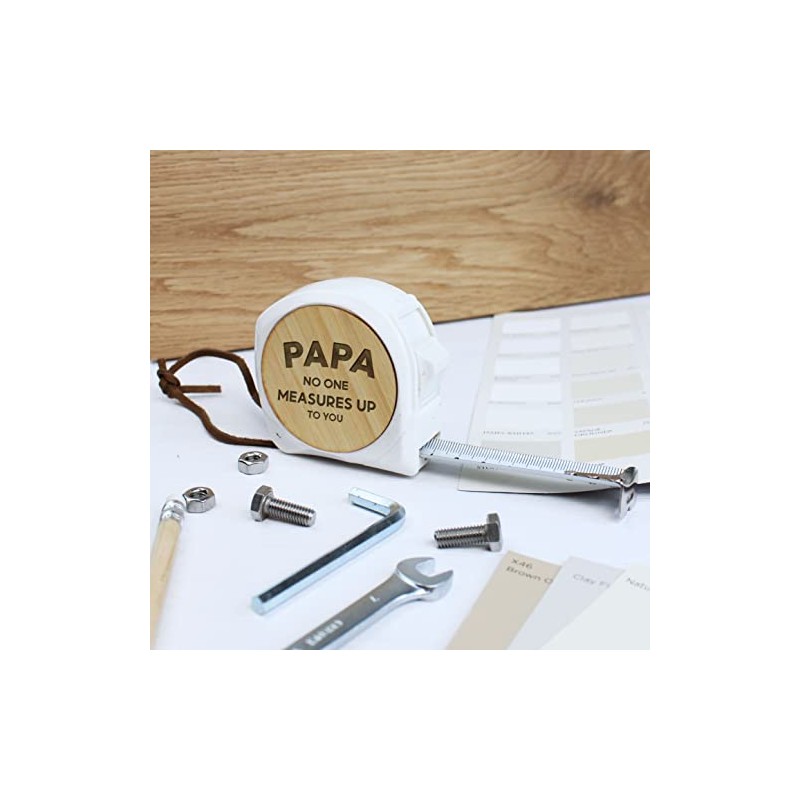 eBuyGB Tape Measure for Papa, No One Measures Up To