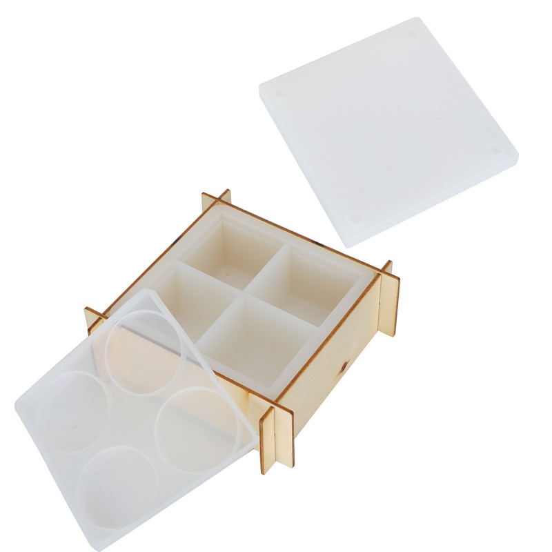 Square Mold DIY Crystal Epoxy Mould Silicone Parts Mirror Surface