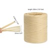 PATIKIL Raffia Ribbon 219 Yard, 1 Roll Natural Packing Paper