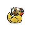 Ruoming Ruoming 1 PCS Yellow Duck Patches Hook and Loop