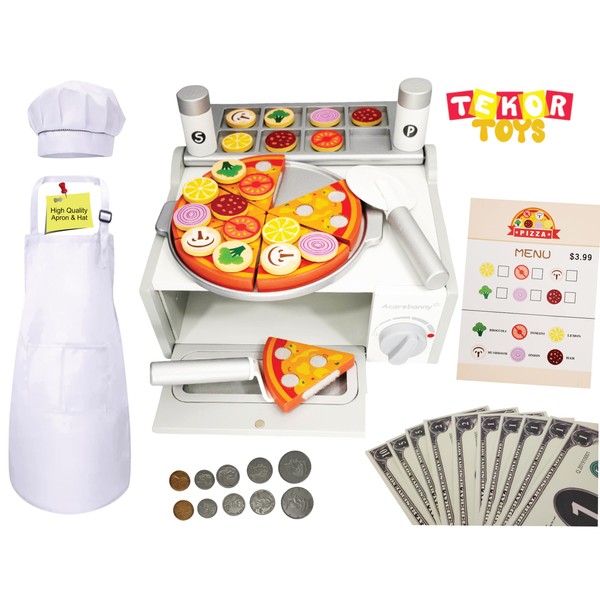 TEKOR Toys Toy Pizza Oven Set | Pizza Oven |