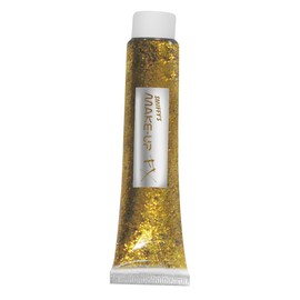 Smiffys Glitter Gel Tube, 20 ml - Gold
