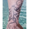 Matching Octopus Wrap Temporary Tattoo – Large 16x14cm + Small