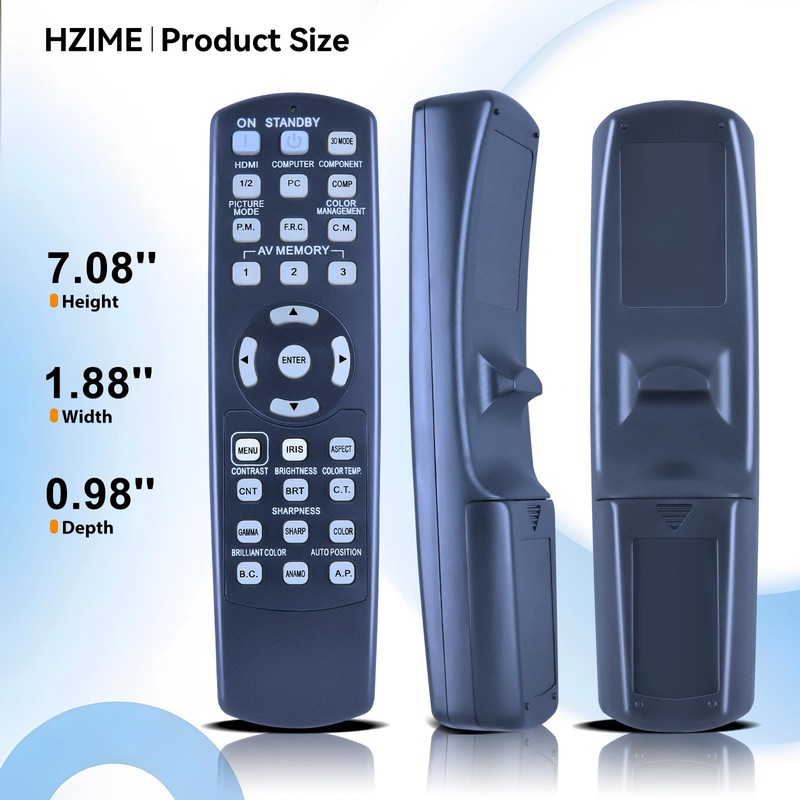 HZIME New Projector Replacement Remote Control Compatible for Mitsubishi LCD
