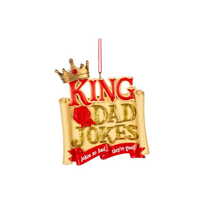 Dad Jokes Ornament - King of Dad Jokes