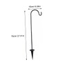 Sosoport Shepherd Hook for Outdoor Hanging Durable Garden Stake Hanger