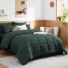 Bedsure Forest Green King Size Comforter Set - 7 Pieces