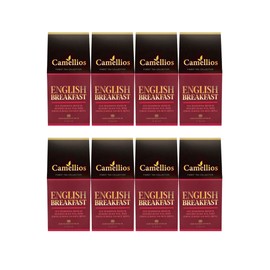 English Breakfast Tea, Pyramid Tea Bags, Camellios (120 Tea Bags, 8 Pack)