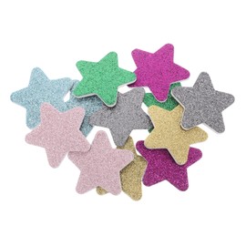 Ipetboom Manicure Set 12pcs Star Nail File Buffing Block Glitter Strips for Home Salon Use