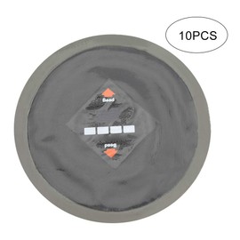Tyre Repair Patches, Pack of 10 90 mm Car Natural Rubber Tyre Puncture Repair Cold Roud Patch Tubeless Patches, Default