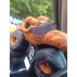 MonsterJam Monster Jam Brown Zombie Hunter Ram Plush Nylon Truck Stuffed Toy 2001. C