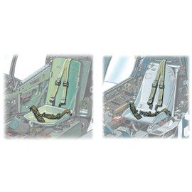 Fine Molds 1/48 Seat belt NC4 for nano aviation series WWII U.S. Forces planes