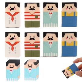 Set of 10 Erasers, Bald Uncle Eraser, Kneading, Fashionable, Fun, Cute Pencil Erasers, Popular, Stationery, Students, Children, Drawing, DIY, Study Gift