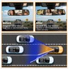 HmmtyRack Rear View Mirror, 14 Inch Chrome Anti-glare Panoramic Rear